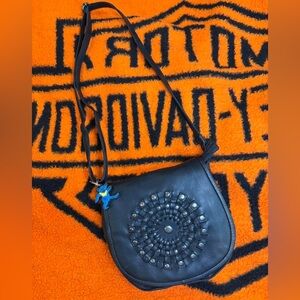 Vintage Vilenca holland genuine leather crossbody purse